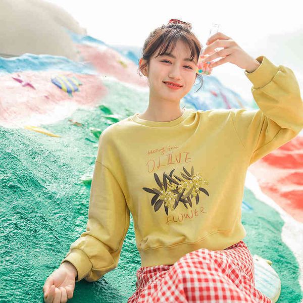 women's hoodies & sweatshirts hoodies spring arrival cute letter printed cotton long sleeve hoodless crew neck dvc3, Black
women's hoodies & sweatshirts hoodies spring arrival cute letter printed cotton long sleeve hoodless crew neck dvc3, Black