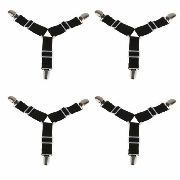 sheets & sets 4pcs bed sheet clip high elastic nylon belt grippers gadgets black fastener mattress cover blankets holder home organizer
sheets & sets 4pcs bed sheet clip high elastic nylon belt grippers gadgets black fastener mattress cover blankets holder home organizer