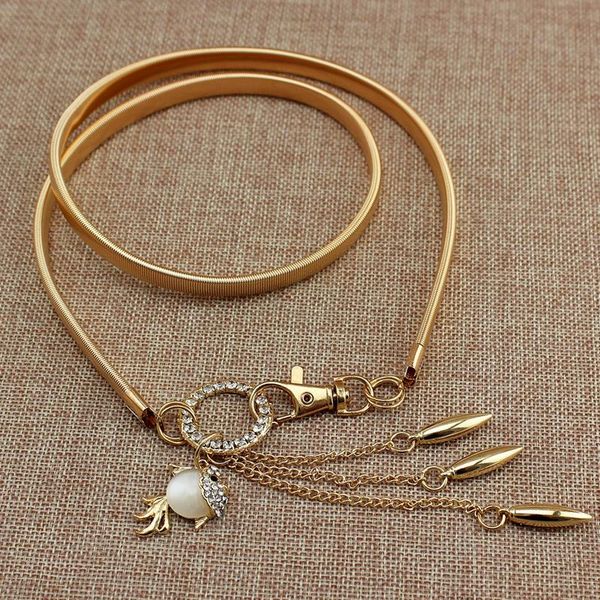 belts metal gold and silver leaf design chain belt women's waist elastic fashion retro, Black;brown
belts metal gold and silver leaf design chain belt women's waist elastic fashion retro, Black;brown