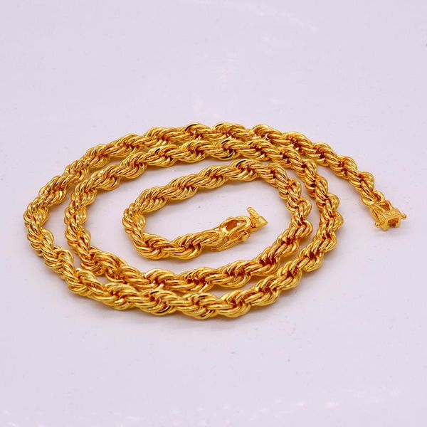 men's punk style with chain 7mm thick twist twisted rope men and women necklace accessories chains, Silver
men's punk style with chain 7mm thick twist twisted rope men and women necklace accessories chains, Silver