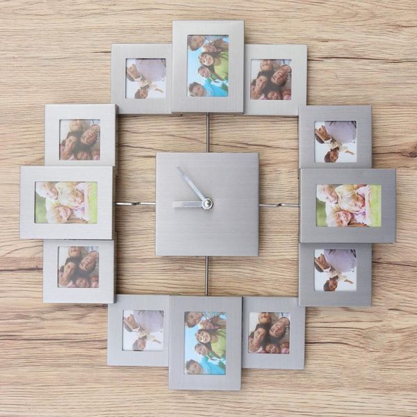 wall clocks 14 inch creative po frame fashion clock metal color paint aluminum without battery (silver
wall clocks 14 inch creative po frame fashion clock metal color paint aluminum without battery (silver