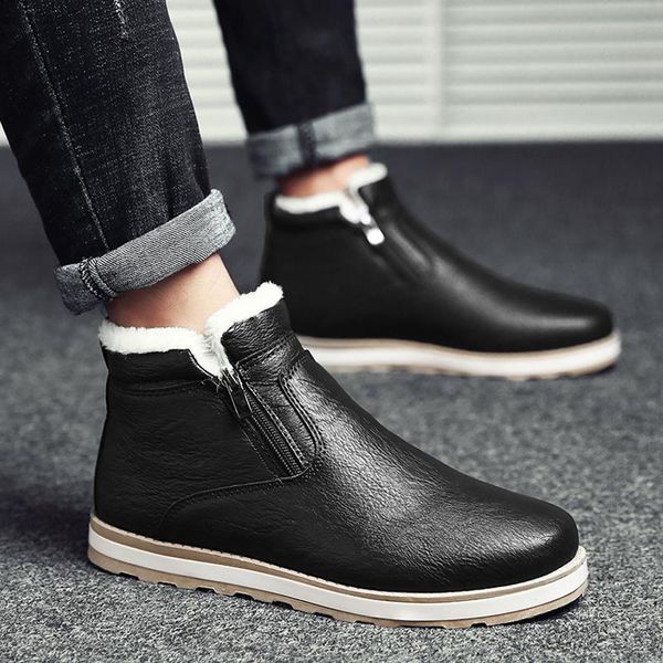 boots men snow men's wild trend winter plus velvet thick warm cotton british black high-leather waterproof
boots men snow men's wild trend winter plus velvet thick warm cotton british black high-leather waterproof