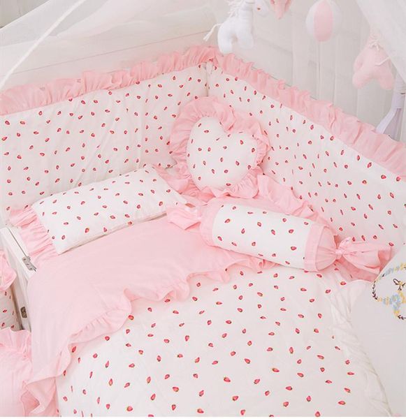bedding sets baby set cotton stberry pattern infant crib pink lace pillowcase duvet cover born cot bed flat sheet
bedding sets baby set cotton stberry pattern infant crib pink lace pillowcase duvet cover born cot bed flat sheet