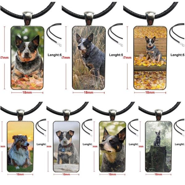 pendant necklaces for girls gifts steel color glass cabochon with rectangle shaped choker necklace australian cattle dog, Silver
pendant necklaces for girls gifts steel color glass cabochon with rectangle shaped choker necklace australian cattle dog, Silver