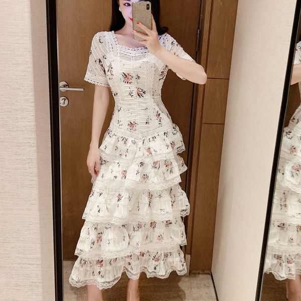 summer maxi-embroidered bow ladies short sleeve high waist in layers plied elegant dress long party 2021 d9z8, Black;gray
summer maxi-embroidered bow ladies short sleeve high waist in layers plied elegant dress long party 2021 d9z8, Black;gray
