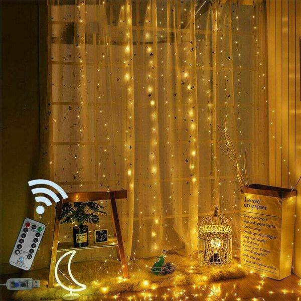 strings christmas led fairy lights garland curtain string usb power remote control for year outdoor wedding home decoration
strings christmas led fairy lights garland curtain string usb power remote control for year outdoor wedding home decoration