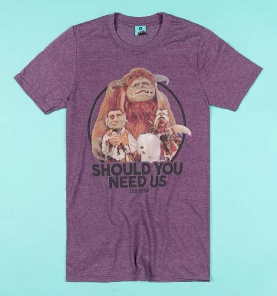 official labyrinth should you need us purple marl t-shirt, White;black
official labyrinth should you need us purple marl t-shirt, White;black