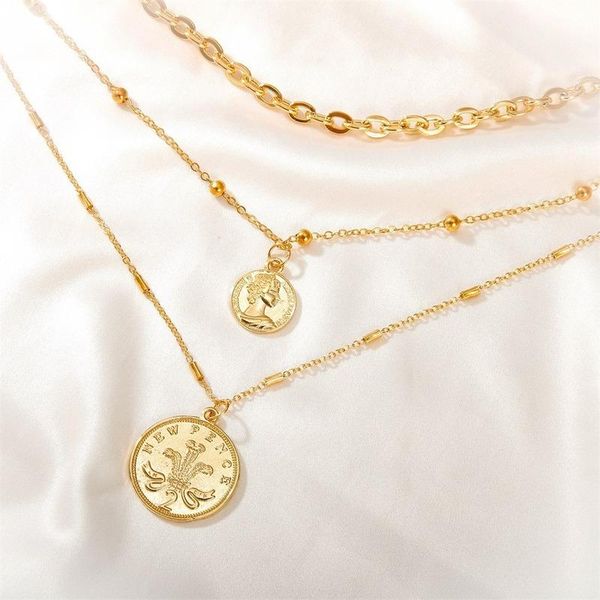 pendant necklaces beads necklace women coins woman chain jewelry ladies lovers layered gold color trendy party metal collares, Silver
pendant necklaces beads necklace women coins woman chain jewelry ladies lovers layered gold color trendy party metal collares, Silver