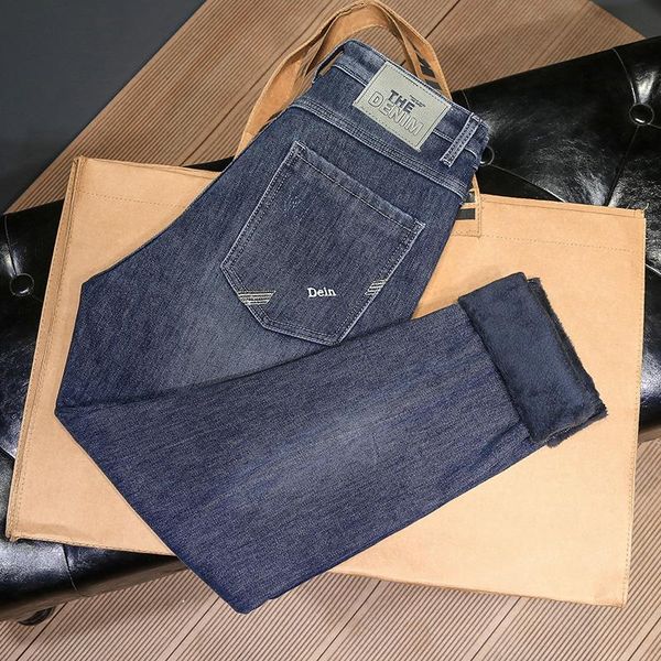 men's jeans autumn and winter style plus velvet thick stretch black blue fashion harlan big pocket warm cold resistant pants
men's jeans autumn and winter style plus velvet thick stretch black blue fashion harlan big pocket warm cold resistant pants