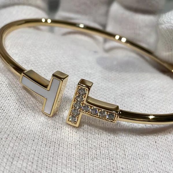 t family high edition white fritillaria double bracelet s925 silver 18k plated rose gold urquoise open female, Black
t family high edition white fritillaria double bracelet s925 silver 18k plated rose gold urquoise open female, Black