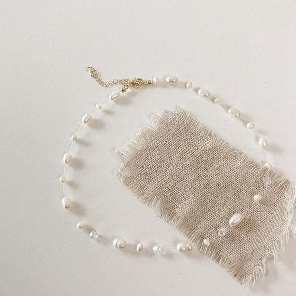 chains natural freshwater pearl choker necklace with silver color clasp baroque jewelry for women
chains natural freshwater pearl choker necklace with silver color clasp baroque jewelry for women