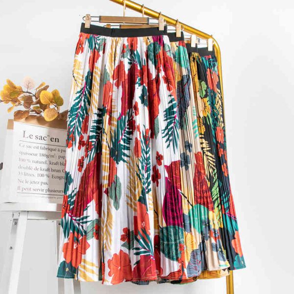 skirts skirts summer printed chiffon skirt women's spring retro flower bright color printing a-line long pleated s ekct, Black
skirts skirts summer printed chiffon skirt women's spring retro flower bright color printing a-line long pleated s ekct, Black