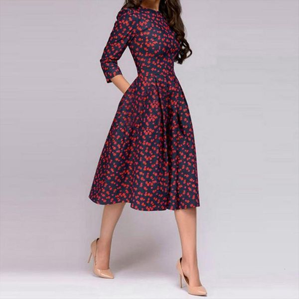 french style vintage elegant women dress floral printed slim autumn a line vestidos classic party dresses 5s, Black;gray
french style vintage elegant women dress floral printed slim autumn a line vestidos classic party dresses 5s, Black;gray