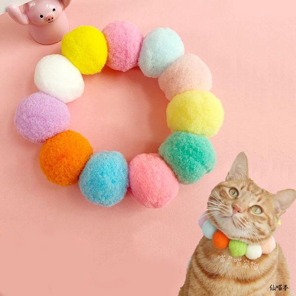 cat collars & leads color hair ball collar dog christmas small and medium pet jewelry safe soft comfortable
cat collars & leads color hair ball collar dog christmas small and medium pet jewelry safe soft comfortable
