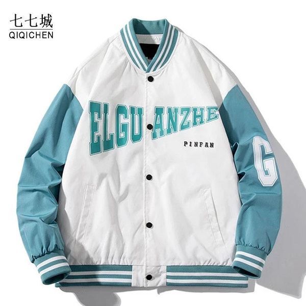 men's jackets japanese varsity baseball jacket men patchwork harajuku letter print loose casual bomber coat couple streetwear, Black;brown
men's jackets japanese varsity baseball jacket men patchwork harajuku letter print loose casual bomber coat couple streetwear, Black;brown