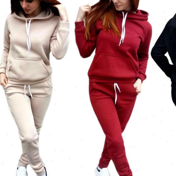 casual women tracksuits tracksuit hoodie sweatshirt and drawstring pant clothes set warm winter female 2 piece plus size, Gray
casual women tracksuits tracksuit hoodie sweatshirt and drawstring pant clothes set warm winter female 2 piece plus size, Gray