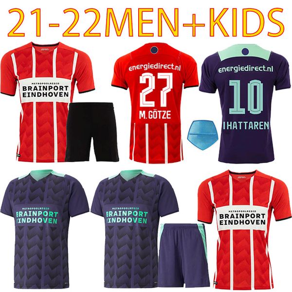men psv eindhoven 2021 2022 soccer jerseys 21 22 malen camisa de futebol ihattaren dumfries gakpo bruma lammers mens football shirts kids ki, Black;yellow
men psv eindhoven 2021 2022 soccer jerseys 21 22 malen camisa de futebol ihattaren dumfries gakpo bruma lammers mens football shirts kids ki, Black;yellow