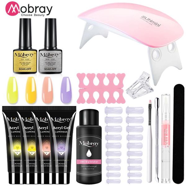 nail art kits mobray 15/8/5pcs poly extention gel set for manicure extension color tip form crystal uv slice brush
nail art kits mobray 15/8/5pcs poly extention gel set for manicure extension color tip form crystal uv slice brush