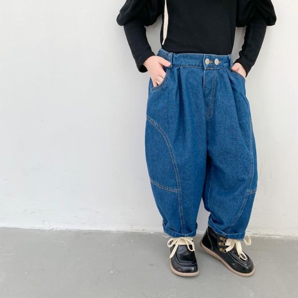 jeans 2021 autumn arrival girls fashion denim pants kids wide leg trousers, Blue
jeans 2021 autumn arrival girls fashion denim pants kids wide leg trousers, Blue