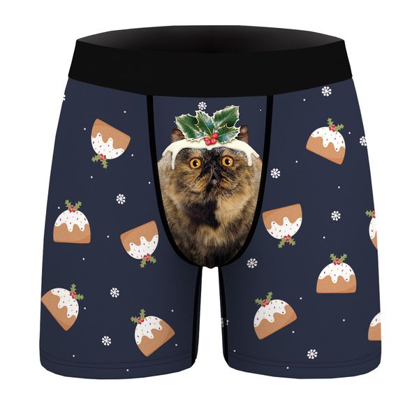 christmas hat printed men's funnny boxers underpants christmas boy friend gift mid-rise graphic underwear #067, Black;white
christmas hat printed men's funnny boxers underpants christmas boy friend gift mid-rise graphic underwear #067, Black;white