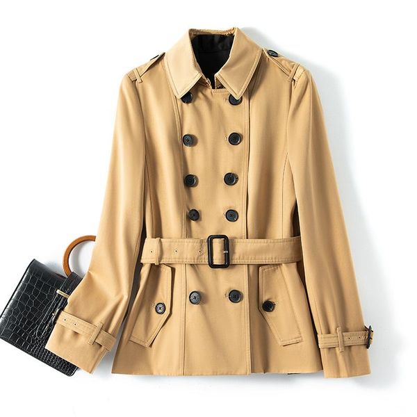 women's windbreaker spring 2021 korean temperament coat commuting short fashion for women jackets, Black;brown
women's windbreaker spring 2021 korean temperament coat commuting short fashion for women jackets, Black;brown