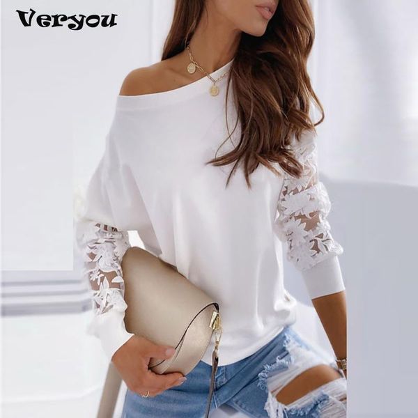 women's blouses & shirts autumn casual long sleeve loose sweatshirt elegant spring o neck pullover women patchwork embroidery lace blo, White
women's blouses & shirts autumn casual long sleeve loose sweatshirt elegant spring o neck pullover women patchwork embroidery lace blo, White