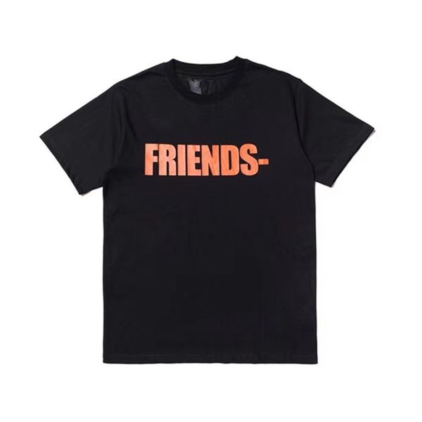 fashion brand vlones hip hop friends limited loose short sleeve t-shirt for coupl, White
fashion brand vlones hip hop friends limited loose short sleeve t-shirt for coupl, White