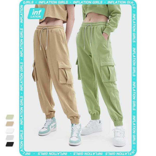 inf women | 2021 spring and summer new fashion brand pure color tooling knitted versatile women's sports pants, Black
inf women | 2021 spring and summer new fashion brand pure color tooling knitted versatile women's sports pants, Black