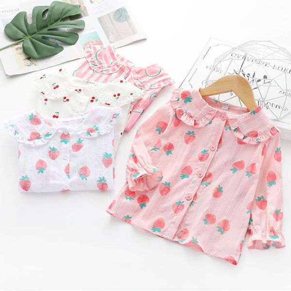 summer autumn girls blouse children clothes kids cute strawberry shirt girl cotton long sleeve child shirts, White;black
summer autumn girls blouse children clothes kids cute strawberry shirt girl cotton long sleeve child shirts, White;black