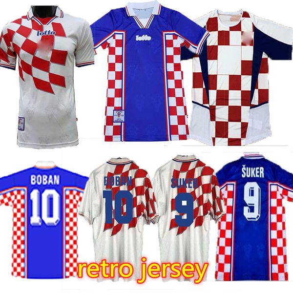 1998 2002 world cup retro soccer jerseys 9# suker boban prosinecki 98 99 02 classic vintage home and away blue white bilic modric hrvatska h, Black;yellow
1998 2002 world cup retro soccer jerseys 9# suker boban prosinecki 98 99 02 classic vintage home and away blue white bilic modric hrvatska h, Black;yellow