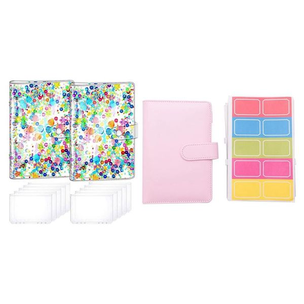 gift wrap a6 binder sleeve and 12 pieces bag loose leaf with 2pc size 6 holes cover glitter budget
gift wrap a6 binder sleeve and 12 pieces bag loose leaf with 2pc size 6 holes cover glitter budget
