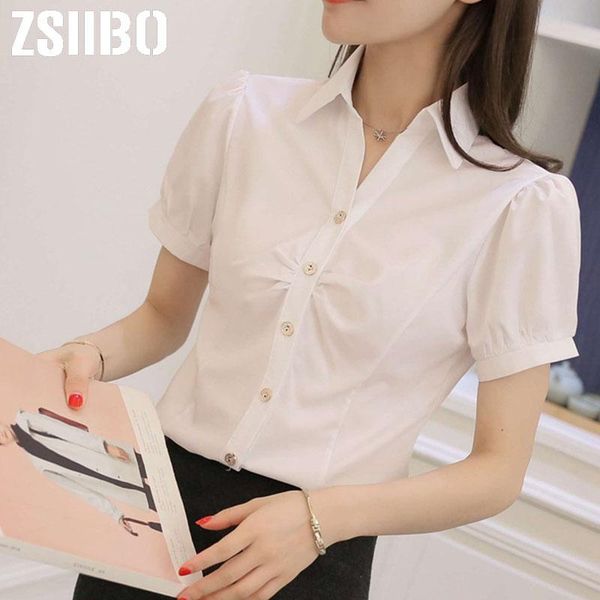 women's blouses & shirts blusas mujer de moda solid blouse plus size fashion women tunic and 2021 summer button shirt ol 5xl female, White
women's blouses & shirts blusas mujer de moda solid blouse plus size fashion women tunic and 2021 summer button shirt ol 5xl female, White