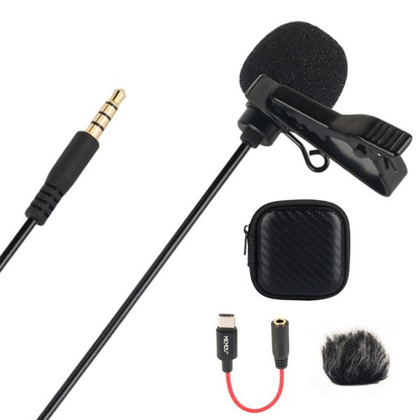 lavalier lapel mini microphone clip-on omnidirectional mic 3.5mm trrs plug type-c adapter cable for interview studio recording microphones
lavalier lapel mini microphone clip-on omnidirectional mic 3.5mm trrs plug type-c adapter cable for interview studio recording microphones
