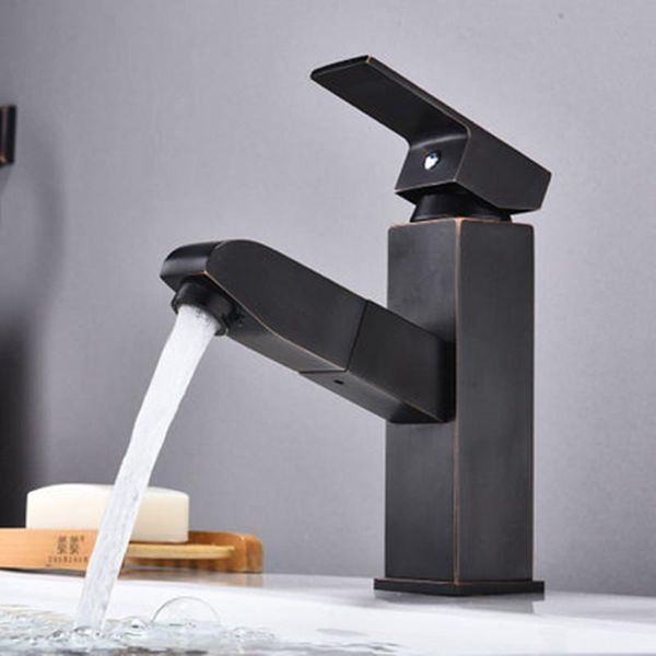 european pull out faucet bathroom washing pot cold and universal black bronze drawing sink faucets
european pull out faucet bathroom washing pot cold and universal black bronze drawing sink faucets