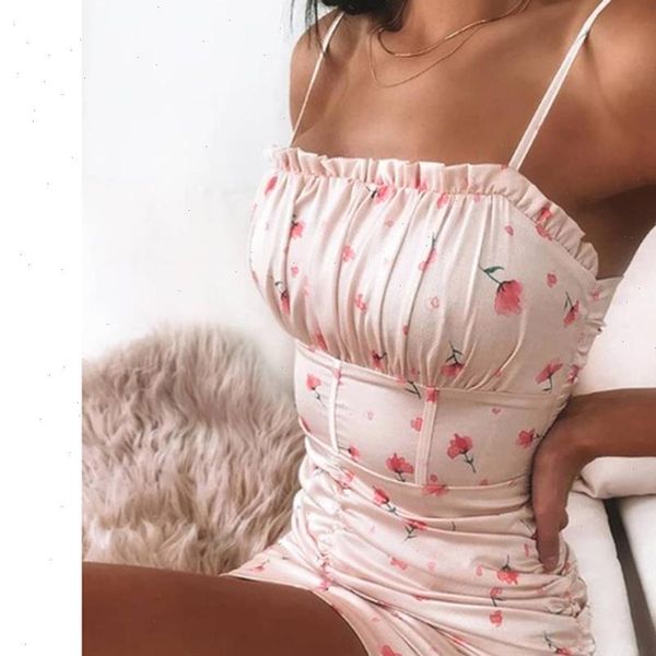 women dresses summer bodycon dress strap floral print mini backless ruffle slim party club short vestidos, Black;gray
women dresses summer bodycon dress strap floral print mini backless ruffle slim party club short vestidos, Black;gray