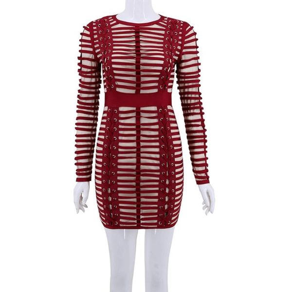 casual dresses winter women's dress wholesale wine red striped bandage & nude mesh vestidos party drop, Black;gray
casual dresses winter women's dress wholesale wine red striped bandage & nude mesh vestidos party drop, Black;gray