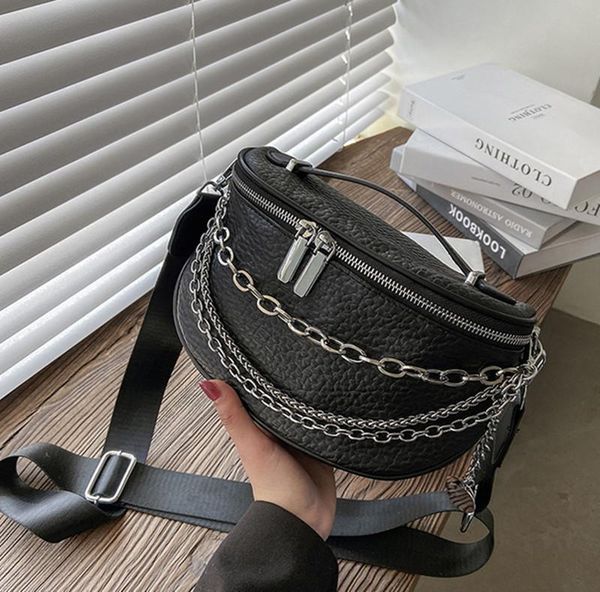 women's belt bag high capacity pu lychee leather chain fanny pack designer fashion female shoulder belly band waist bags
women's belt bag high capacity pu lychee leather chain fanny pack designer fashion female shoulder belly band waist bags
