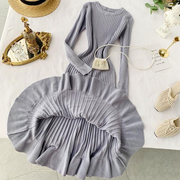 maternity dresses chic knitted long dress women's spring autumn clothes lady sheathy robe young mother ruffles vestidos, White
maternity dresses chic knitted long dress women's spring autumn clothes lady sheathy robe young mother ruffles vestidos, White