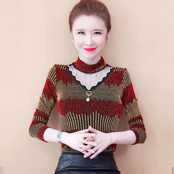 plus velvehin high-end small sweater blouse 2021 autumn and winter all-match long-sleeved l52 women's blouses & shirts, White
plus velvehin high-end small sweater blouse 2021 autumn and winter all-match long-sleeved l52 women's blouses & shirts, White