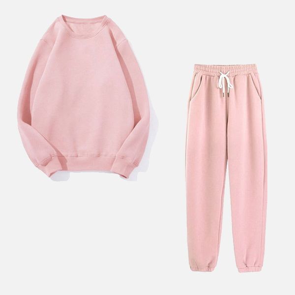 solid casual women sweatshirt set o-neck drop-shoulder+drawstring pockets high waist pants female sports sets spring fleece 210518, White
solid casual women sweatshirt set o-neck drop-shoulder+drawstring pockets high waist pants female sports sets spring fleece 210518, White
