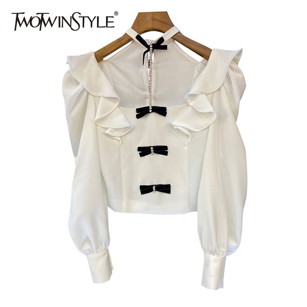 elegant patchwork ruffle shirt for women hooded collar long sleeve hollow out white blouse female fashion new tide 210428
elegant patchwork ruffle shirt for women hooded collar long sleeve hollow out white blouse female fashion new tide 210428