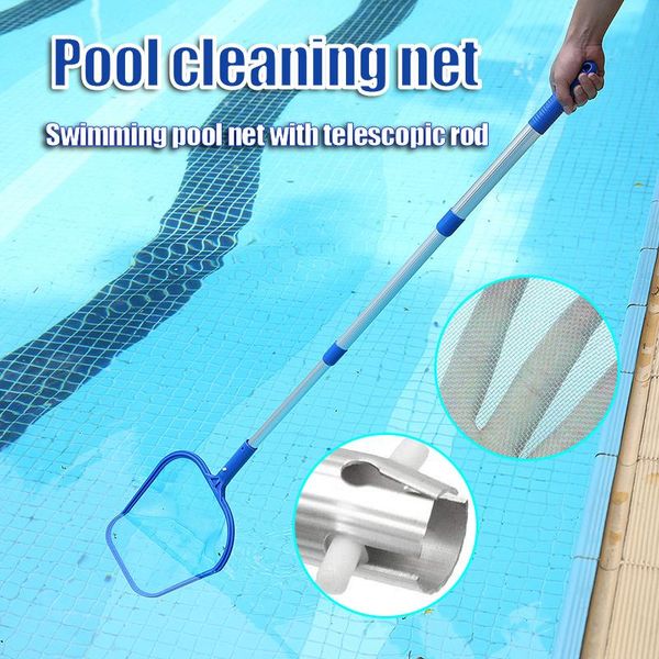 pool & accessories skimmer, net with 5 sections 60" detachable pole, skimmer for above ground inground swimming pools
pool & accessories skimmer, net with 5 sections 60" detachable pole, skimmer for above ground inground swimming pools