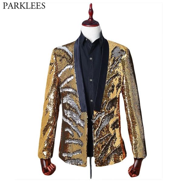men's suits & blazers mens shiny gold flipping sequin dress dj nightclub stage host glittering suit jacket men prom banquet blazer homb, White;black
men's suits & blazers mens shiny gold flipping sequin dress dj nightclub stage host glittering suit jacket men prom banquet blazer homb, White;black