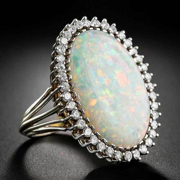 wedding rings vintage female white oval opal ring classic silver color thin dainty bridal crystal engagement for women, Slivery;golden
wedding rings vintage female white oval opal ring classic silver color thin dainty bridal crystal engagement for women, Slivery;golden