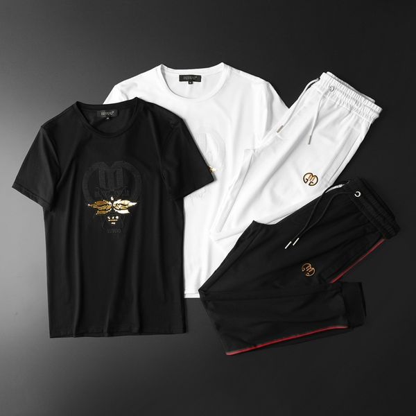 tracksuits sport suit fashion classic casual summer product bee embroidery modal cotton men's two piece, Gray
tracksuits sport suit fashion classic casual summer product bee embroidery modal cotton men's two piece, Gray
