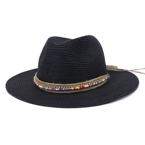 wide brim hats 2021 vintage panama hat men straw fedora male sun women summer beach british style jazz trilby and caps, Blue;gray
wide brim hats 2021 vintage panama hat men straw fedora male sun women summer beach british style jazz trilby and caps, Blue;gray