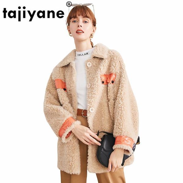 women's fur & faux natural winter coat women 100% sheep shearing jacket female korean warm clothes 2021 vintage real wool coats hiver 9, Black
women's fur & faux natural winter coat women 100% sheep shearing jacket female korean warm clothes 2021 vintage real wool coats hiver 9, Black
