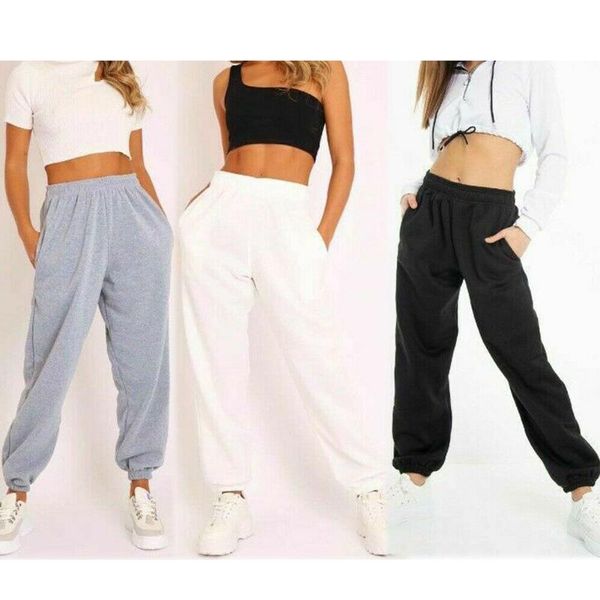 women casual sport pants solid running jogger tracksuit elastic waist ladies sweatpants baggy trousers women's & capris, Black;white
women casual sport pants solid running jogger tracksuit elastic waist ladies sweatpants baggy trousers women's & capris, Black;white