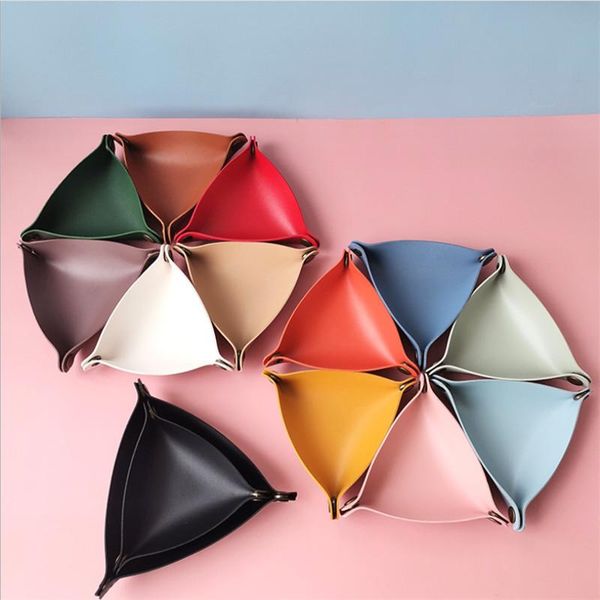 colors pu leather storage tray folding triangle dice portable box coin for board games 16.5cm baskets
colors pu leather storage tray folding triangle dice portable box coin for board games 16.5cm baskets