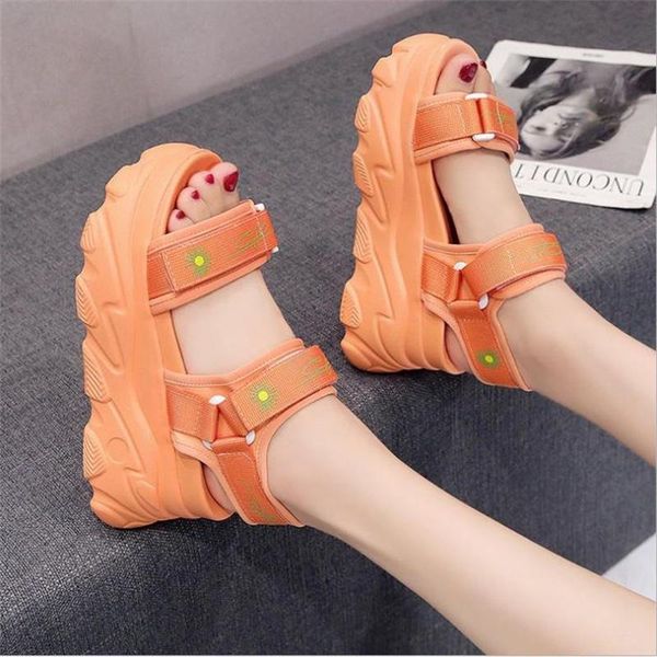 sandals 8cm platform women wedge high heels shoes buckle leather canvas summer zapatos mujer wedges woman sandal, Black
sandals 8cm platform women wedge high heels shoes buckle leather canvas summer zapatos mujer wedges woman sandal, Black